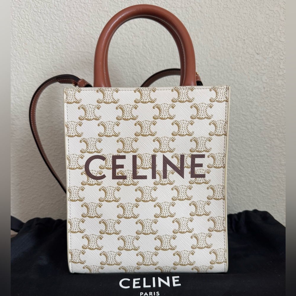 CELINE Vertical Cabas Crossbody Bag
